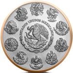 2024 Mexico Libertad Red Gold Coin 1 oz Silver