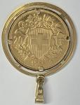 1930-B Swiss 20 Francs Helvetia Gold Coin Pendant