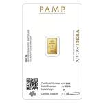 Pamp Suisse Lady Fortuna 1 Gram Gold Bar