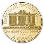 2024 Austria 1/25 oz Gold Philharmonic Coin