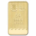 5g Gold Bar - Royal Mint Britannia Edition