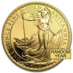 Gold Britannia 1 oz Coin - Random Year