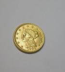 1903 $2.50 Gold Liberty Coin with Vibrant Luster