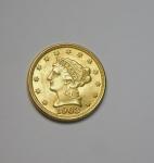 1903 $2.50 Gold Liberty Coin with Vibrant Luster