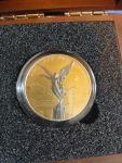 2024 1oz Black Platinum Gold Silver Libertad Coin