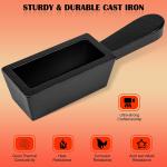 25 Oz Gold Bar Loaf Cast Iron Ingot Mold