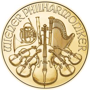 2025 Austria Gold Philharmonic 1/10 oz Coin