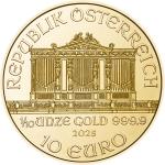 2025 Austria Gold Philharmonic 1/10 oz Coin