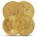 1 oz Gold Maple Leaf Coin - Random Year