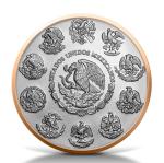 2024 Mexico Libertad Red Gold 1oz Silver Coin