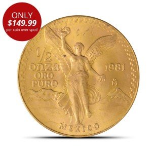 1981 1/2 oz Mexican Gold Libertad Coin