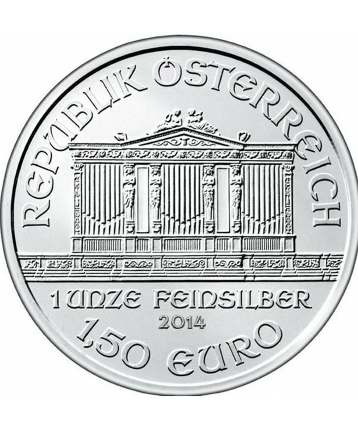 2014 Austria Philharmonic 1 Oz Silver Coin