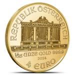 2024 Austrian Philharmonic 1/25 oz Gold Coin