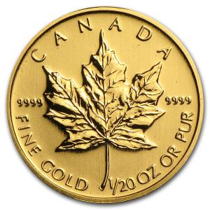 Canada 1/20 oz Gold Maple Leaf Coin