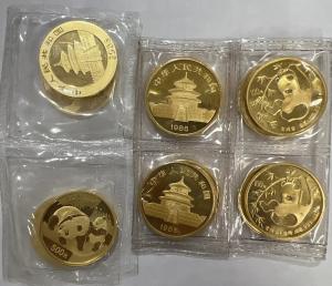 China Gold Panda 1 oz Coin .999 Fine