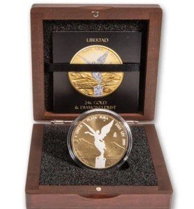 2023 Mexican Libertad 24k Gold Finish Coin