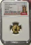 2025 Gold Britannia 1/10 oz NGC MS70 First Releases