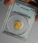 1929 Indian Gold Quarter Eagle $2.50 Coin MS63