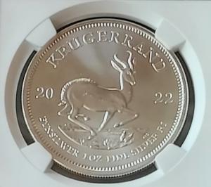 2022 Silver Krugerrand NGC MS 69 Coin