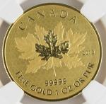 2018 Canada $50 Maple Leaf Gold Reverse Proof Coin