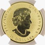 2018 Canada $50 Maple Leaf Gold Reverse Proof Coin