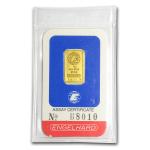 Engelhard 1 Gram Gold Bar in Assay