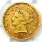 1842-D Liberty Gold Quarter Eagle $2.50 - Rare Coin