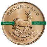 1 oz Gold Krugerrand Coin - Random Year