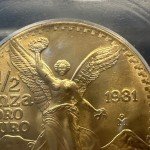 1981 Mo Mexico 1/2 Oz Gold Libertad Coin