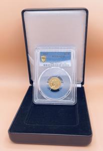 1914 Indian Head $2.50 Gold Coin - AU53