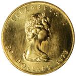 1979 $50 Canadian Maple Leaf Gold Coin 1 oz