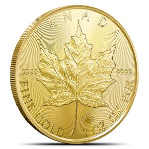 2025 Canadian Gold Maple Leaf Coin 1 oz