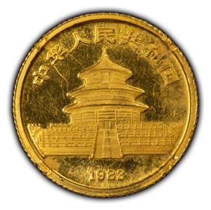 1983 China 5 Yuan Gold Panda Coin - Low Mintage