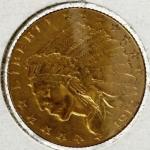 1912 Indian Head $2.50 Quarter Eagle Gold Coin