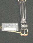 Michel Herbelin Gold Leather Swiss Wrist Watch 12877-P23