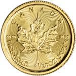 Canada Gold Maple Leaf 1/20 oz Coin