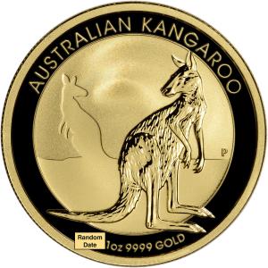 Australia Gold Kangaroo Coin - 1 oz $100