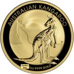 Australia Gold Kangaroo Coin - 1 oz $100