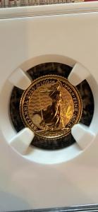 2025 Gold Britannia 1/10 oz MS70 First Releases