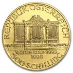 1996 Austria 1/4 oz Gold Philharmonic Coin