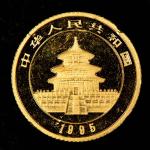 1995 China 5 Yuan Gold Panda Coin 1/20 oz