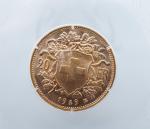 1949 B Swiss Gold 20 Franc Coin in Holder