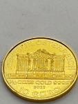 2022 Austria 10 Euro Gold Philharmonic Coin