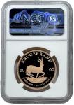 2005 South Africa 1 oz Gold Proof Krugerrand
