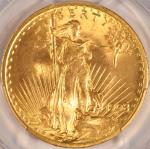 1908 $20 Saint Gaudens Gold Double Eagle Coin