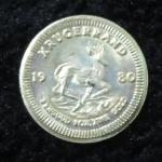 Miniature 14K Gold Krugerrand Coin with COA