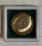 13.8K Hand Poured Yellow Gold Ingot Bar 18.78g