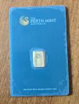 1 Gram 9999 Gold Perth Mint Kangaroo Ingot