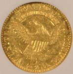 1825 Capped Head $2.50 Gold Coin NGC XF45