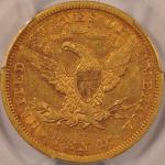 1867-S $10 Gold Liberty Eagle Coin XF45